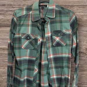 Green Blue Plaid Women’s Flannel